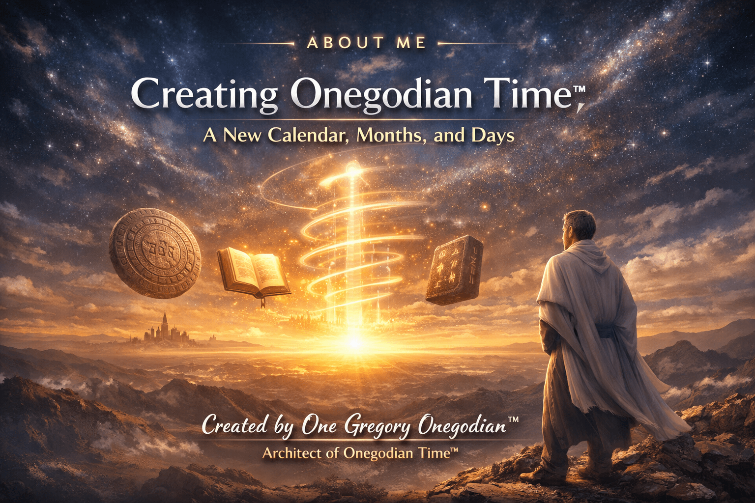 About Me — Creating Onegodian Time™, a New Calendar, Months, and Days
